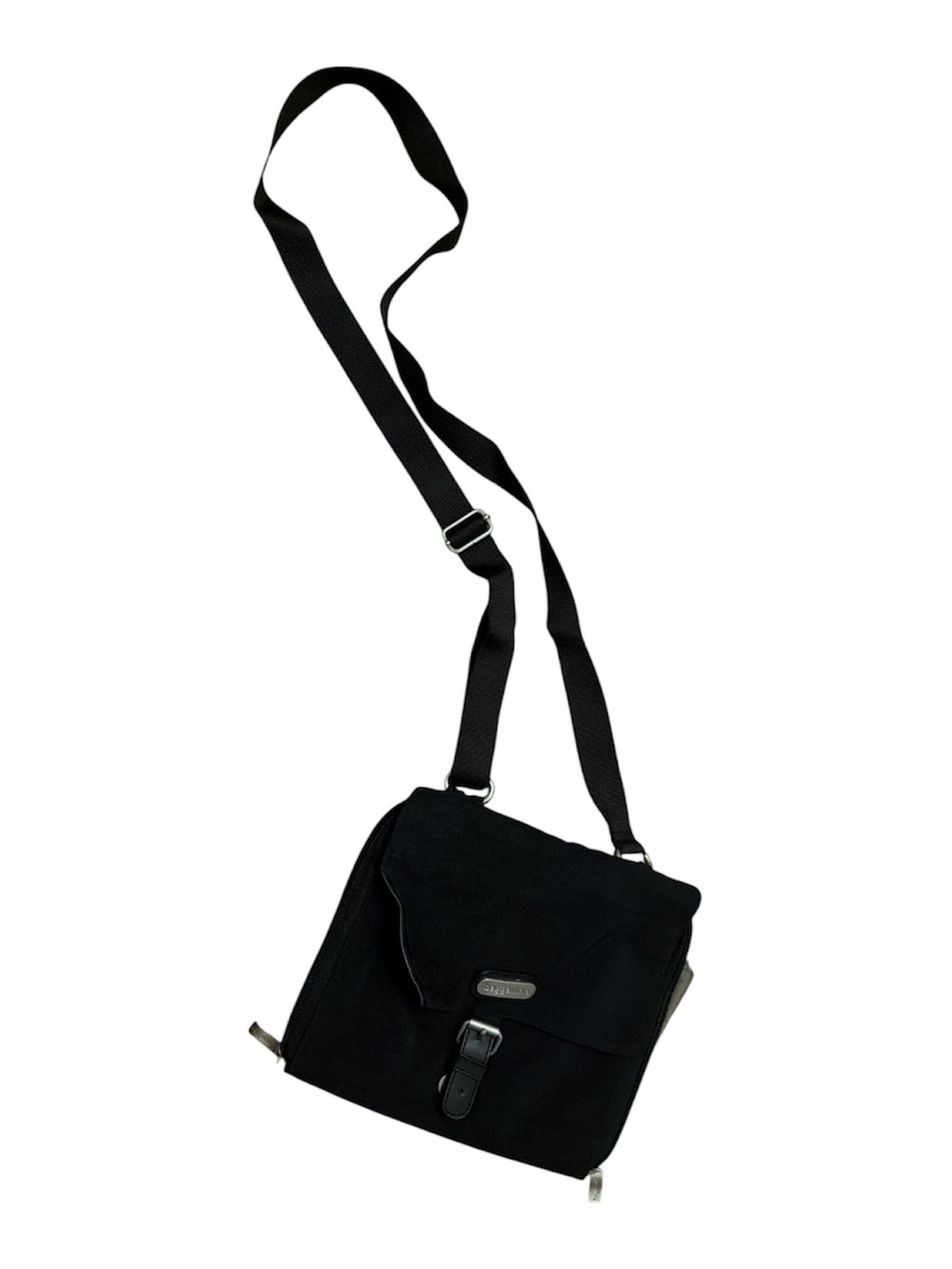 Baggallini Black Men's Messenger Crossbody Bag